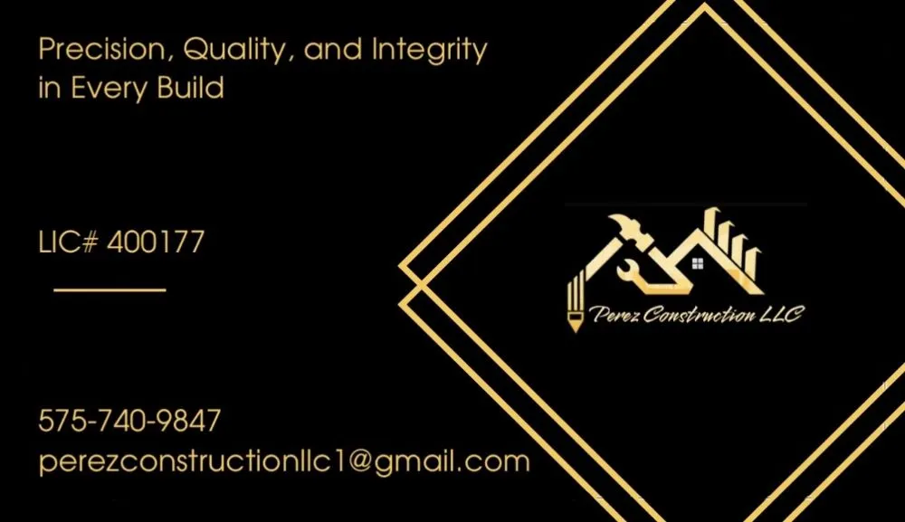 Slide of Perez Construction