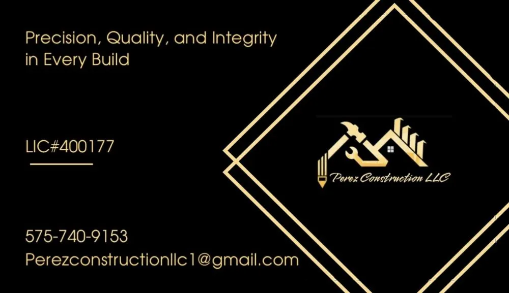 Slide of Perez Construction