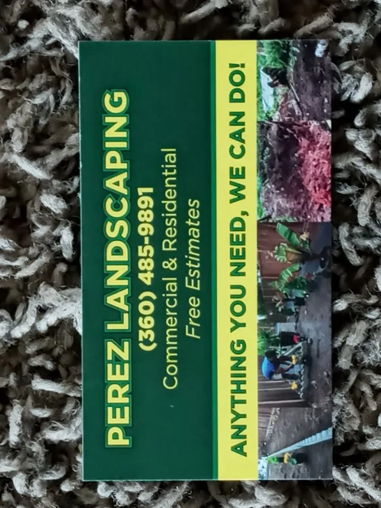 Slide of Perez Landscaping