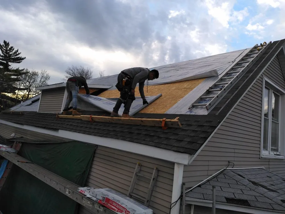 Slide of Perez Roofing Construction