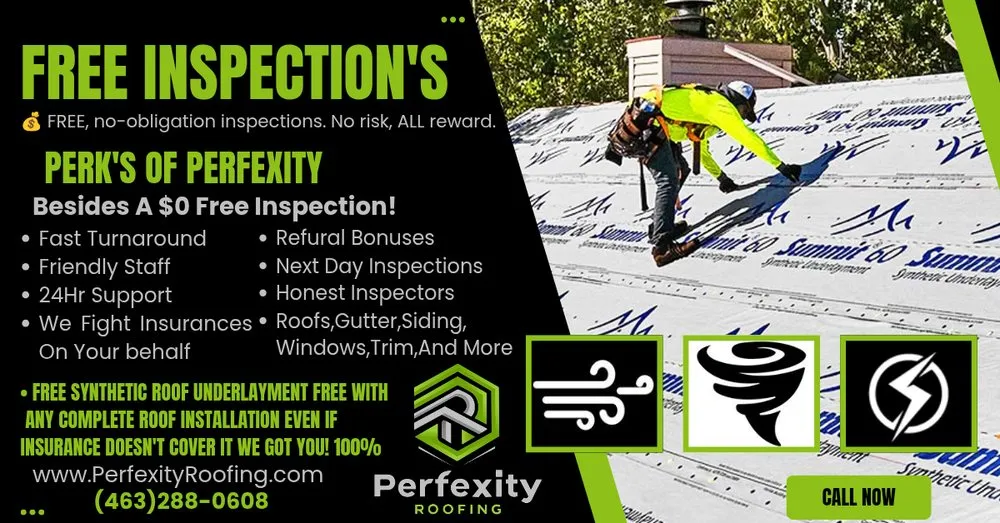 Slide of Perfexity Roofing