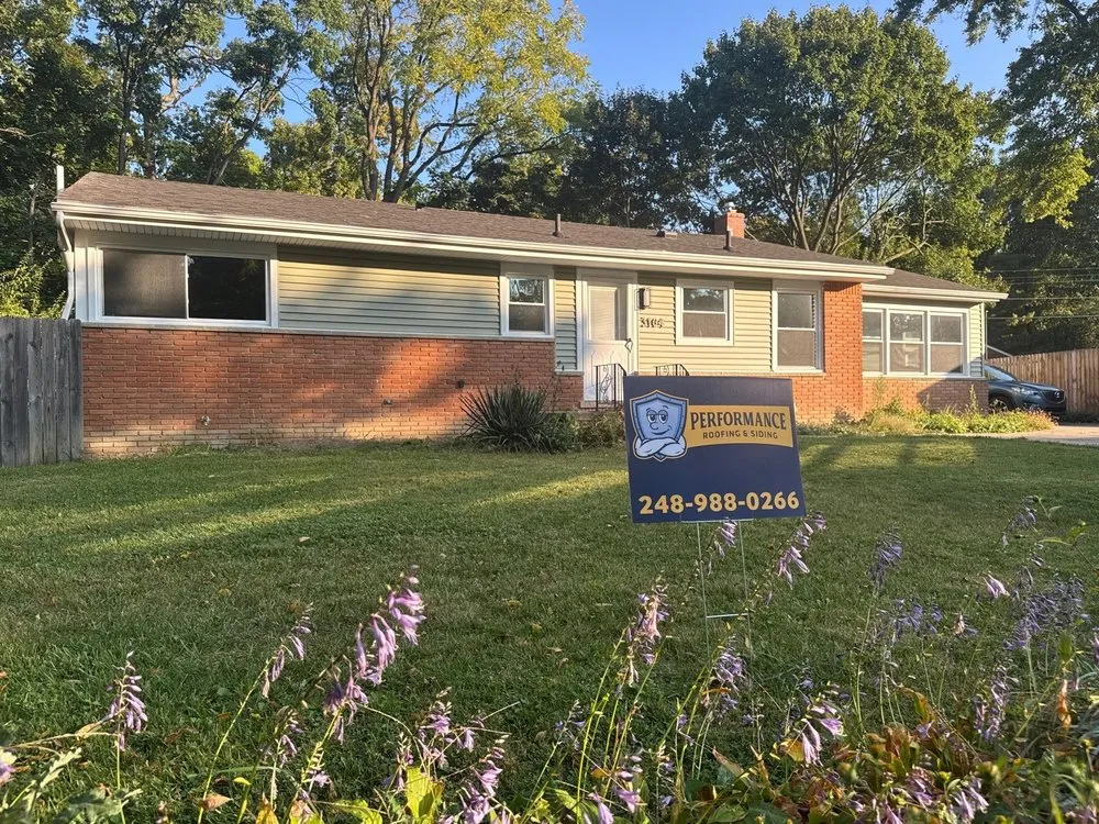 Slide of Performance Roofing and Siding