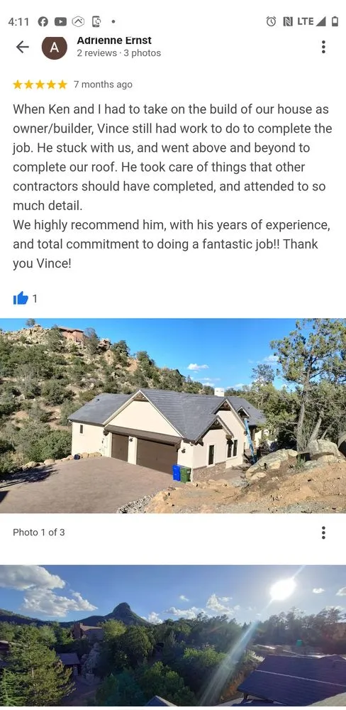 Slide of Performance Roofing