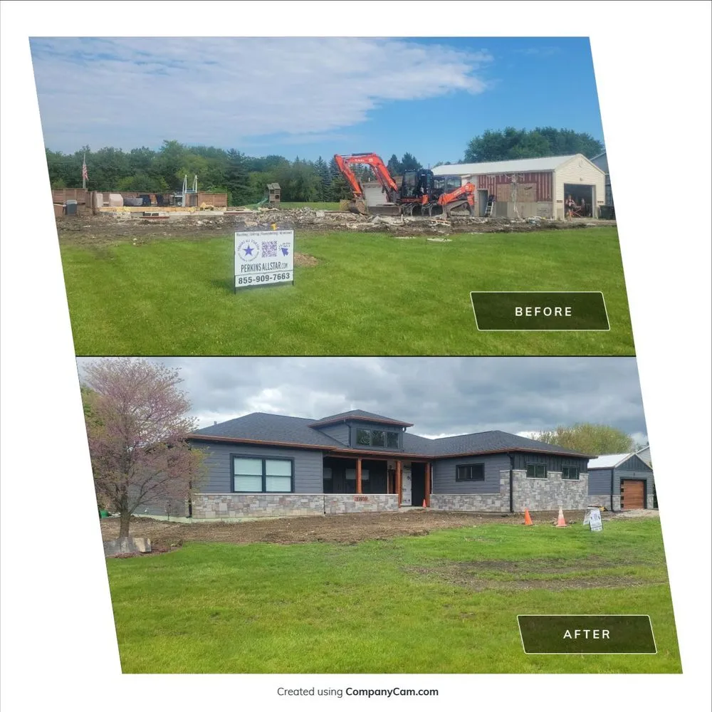 Slide of Perkins All-Star Exteriors and Construction