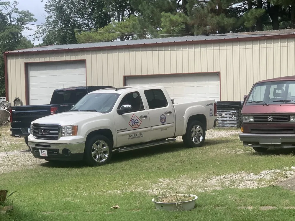 Slide of Perry Roofing