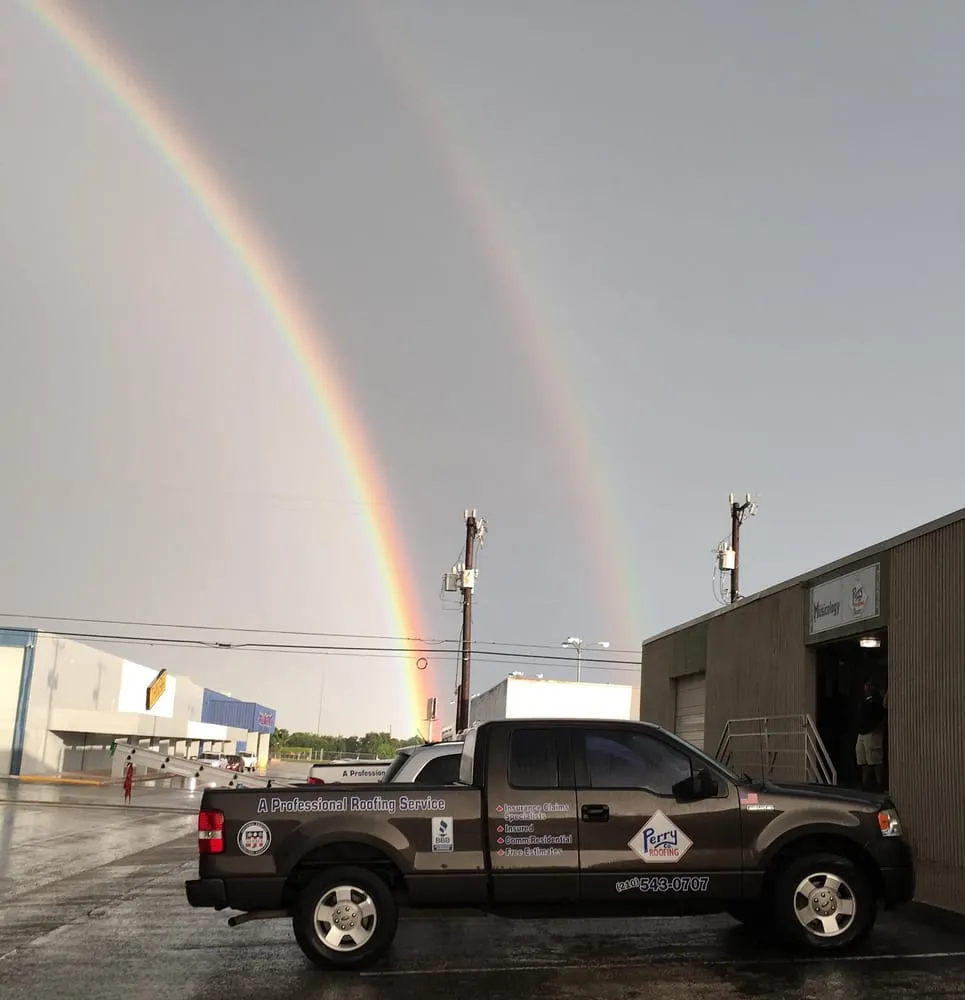 Slide of Perry Roofing