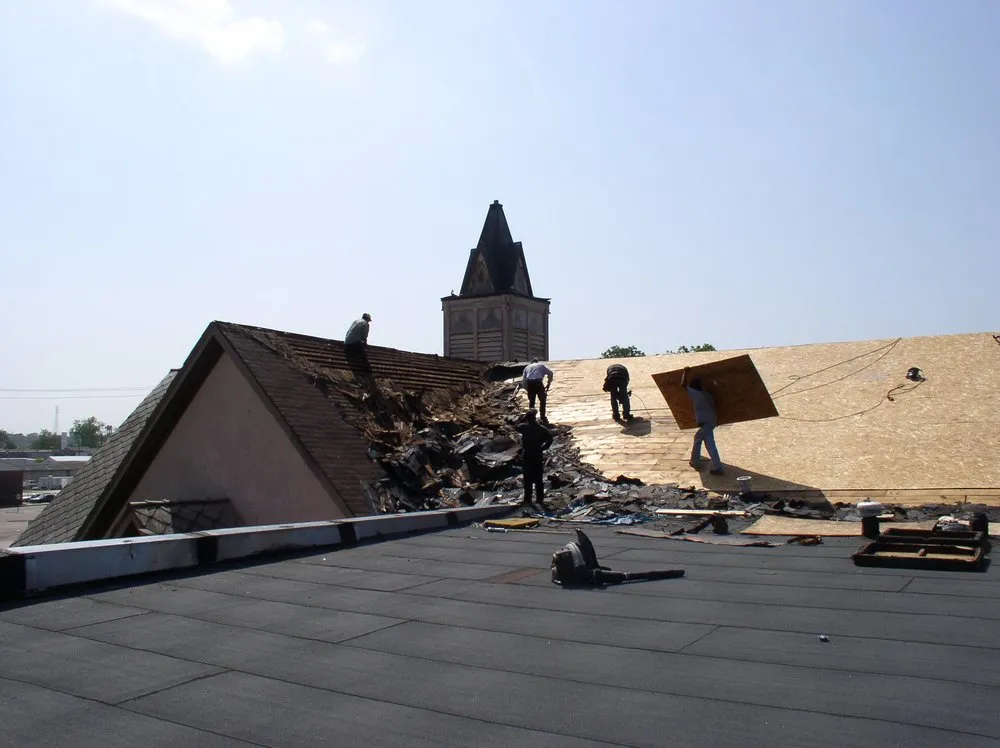 Slide of Perry Roofing