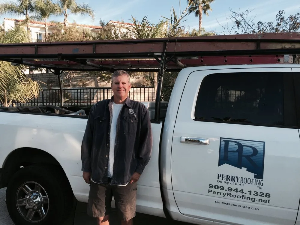 Slide of Perry Roofing