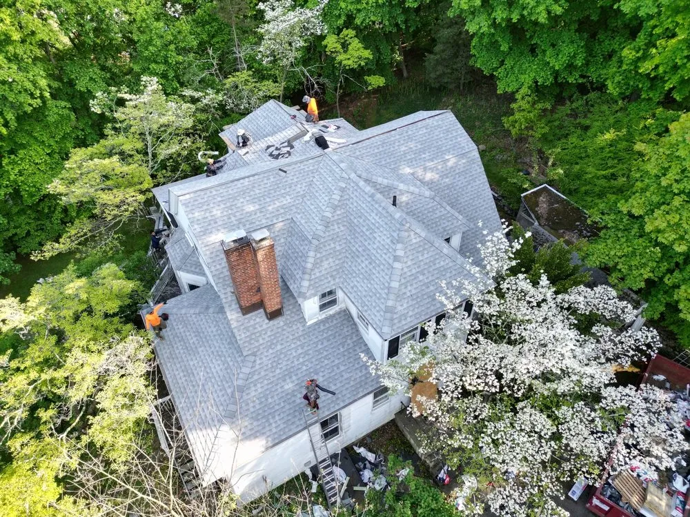 Slide of Perry's Roofing