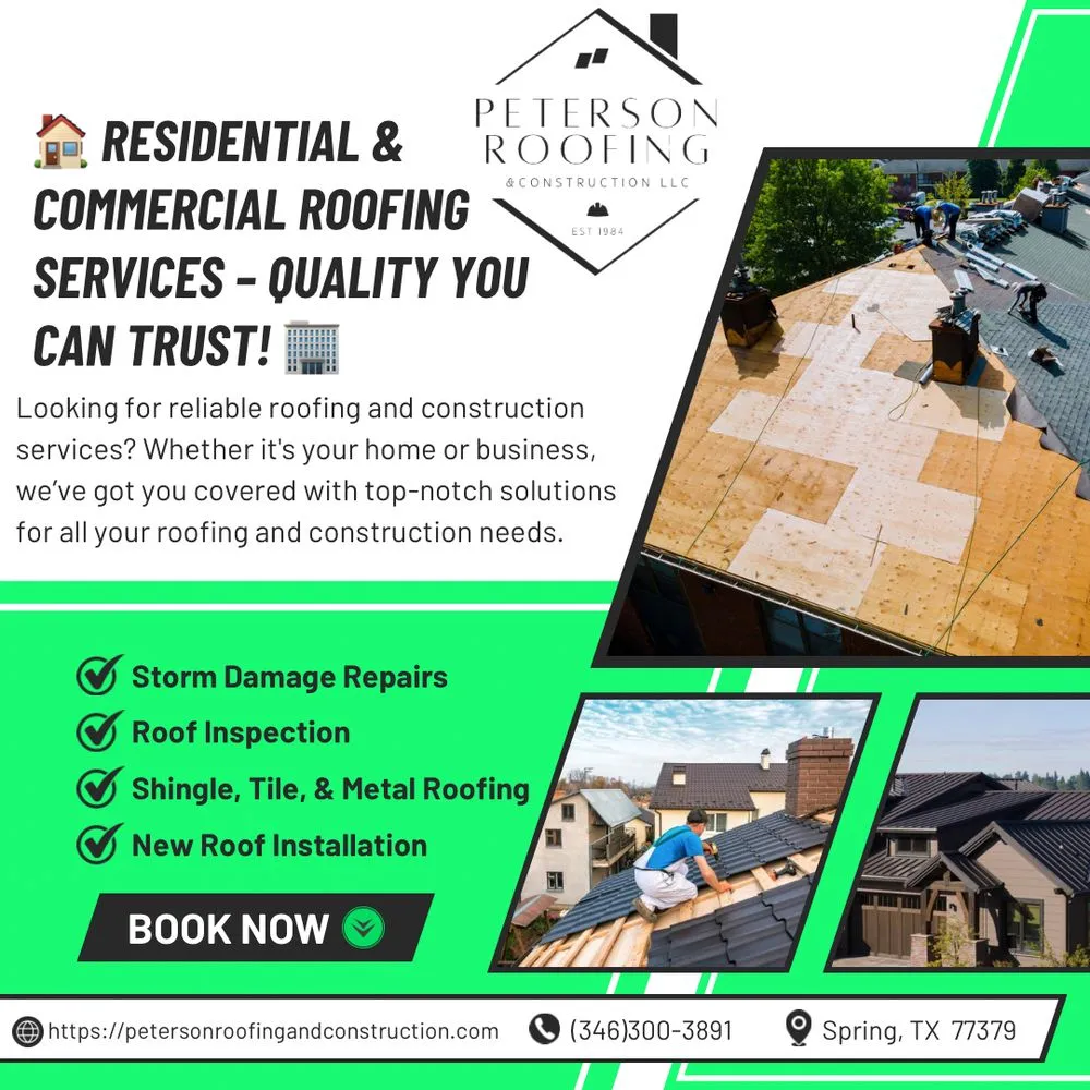 Slide of Peterson Roofing & Construction