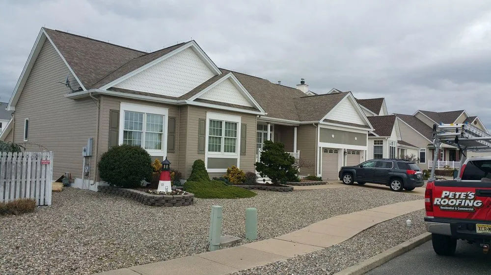 Slide of Pete's Roofing and Son