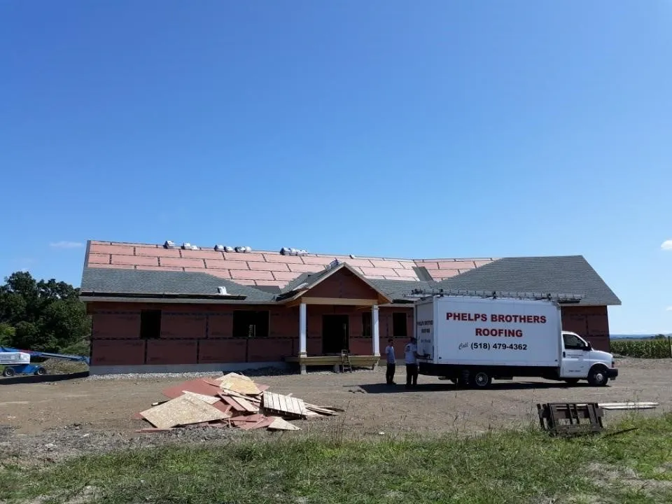 Licensed roof leak repair with free inspection in Castleton, NY by Phelps Brothers Roofing