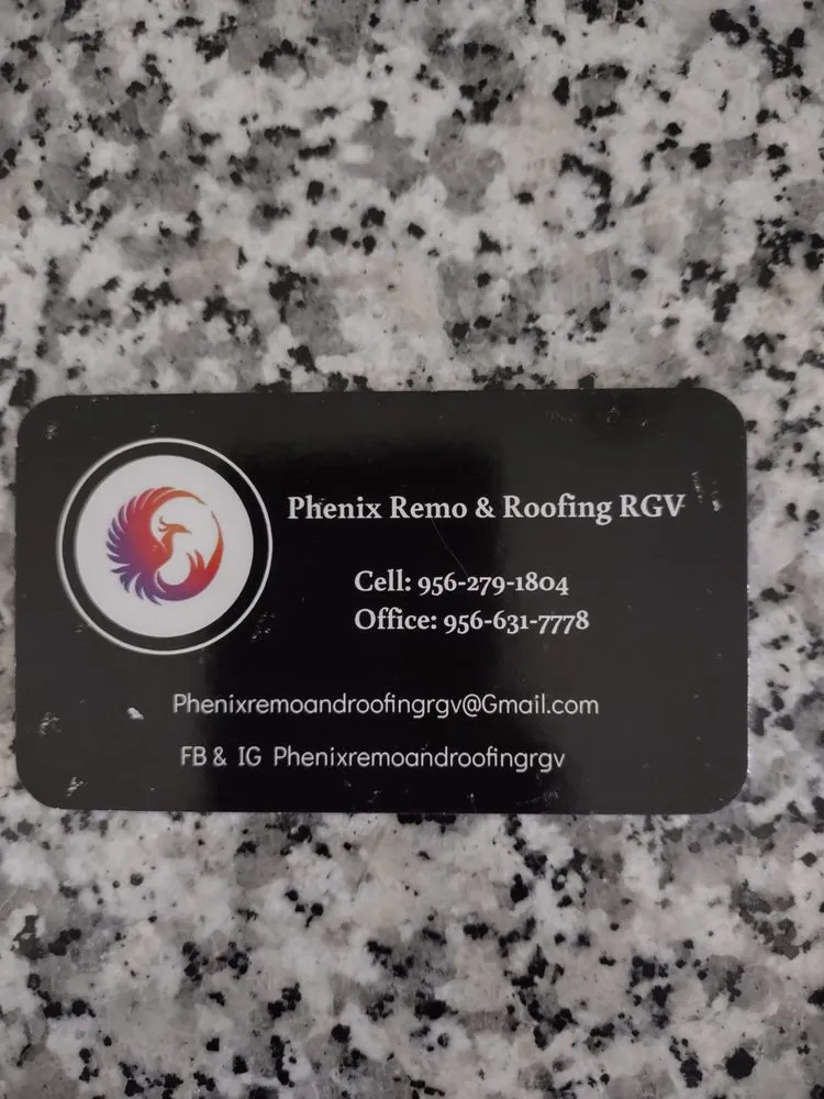 Slide of Phenix Remo & Roofing RGV