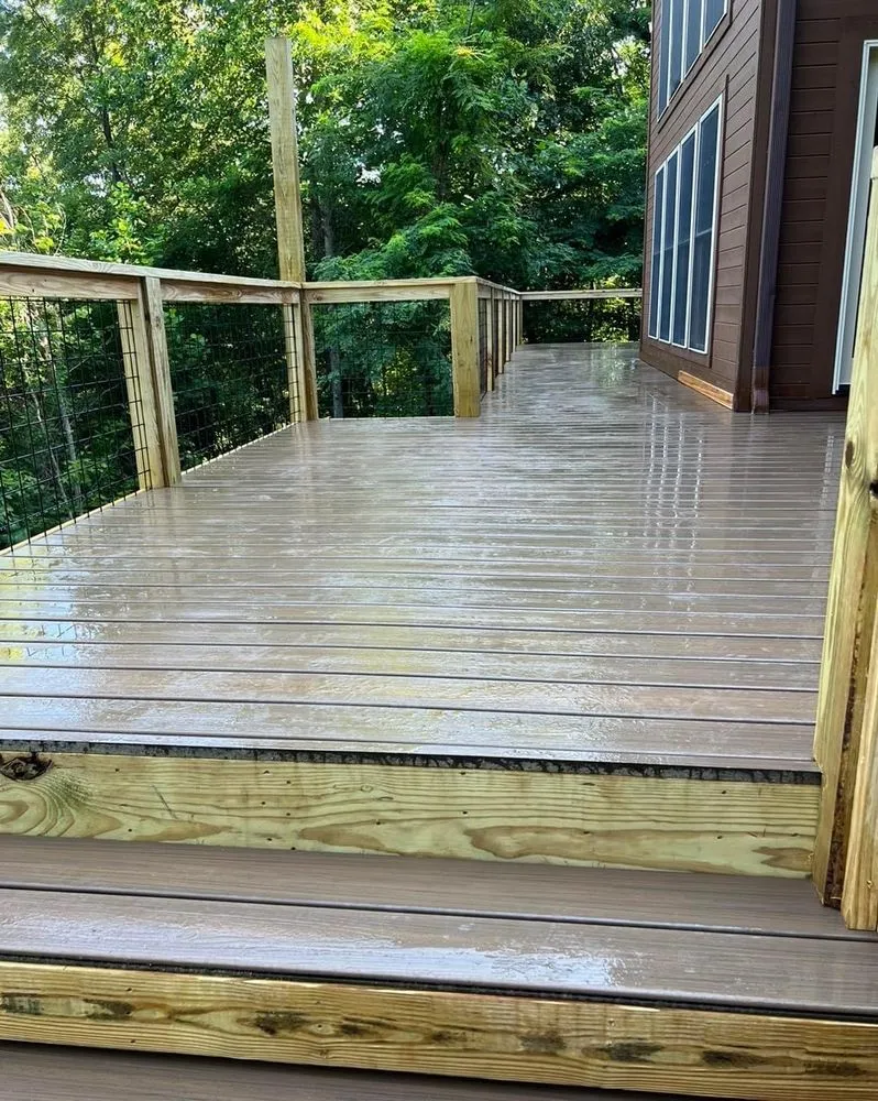 Local residential roofing service with free inspection in Six Mile, SC by Pin Point Builders