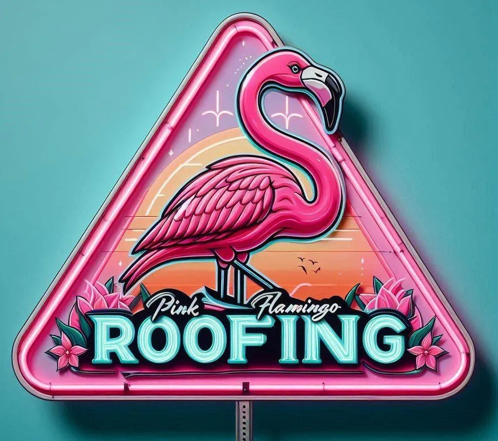 Slide of Pink Flamingo Roofing