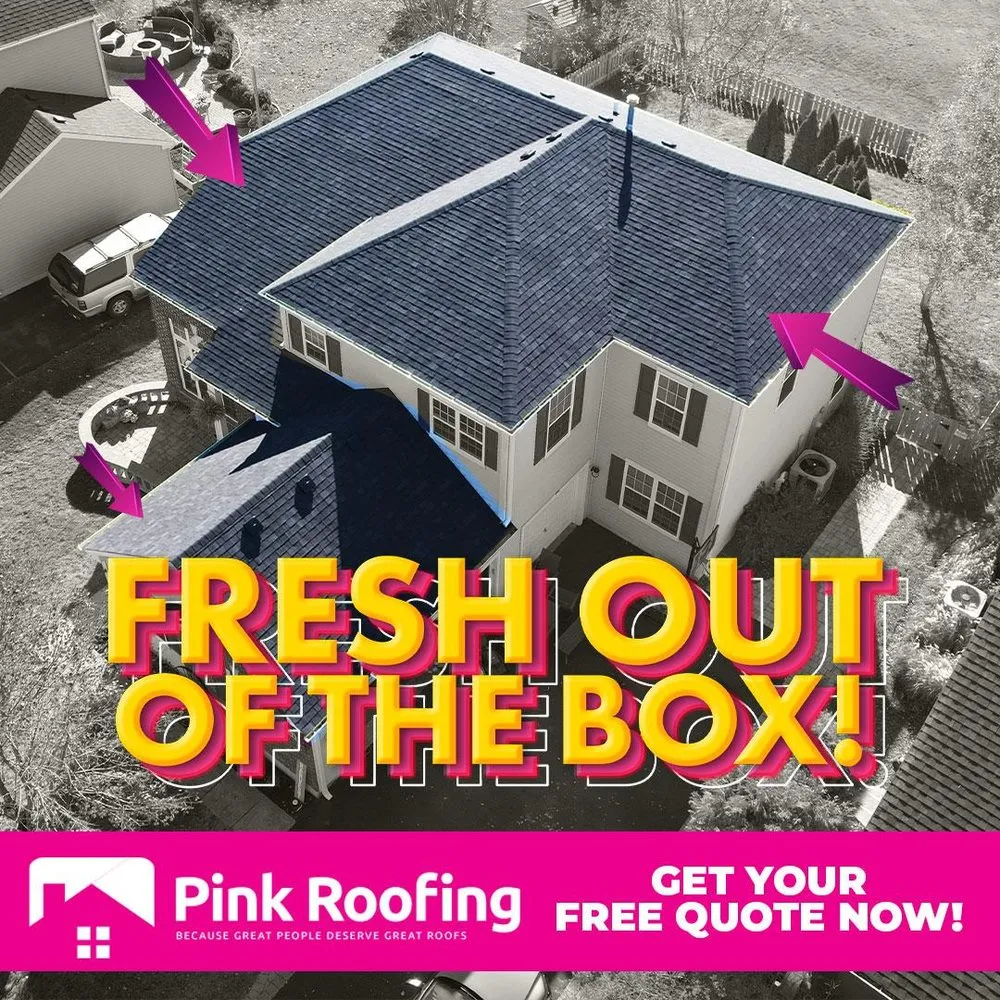 Slide of Pink Roofing