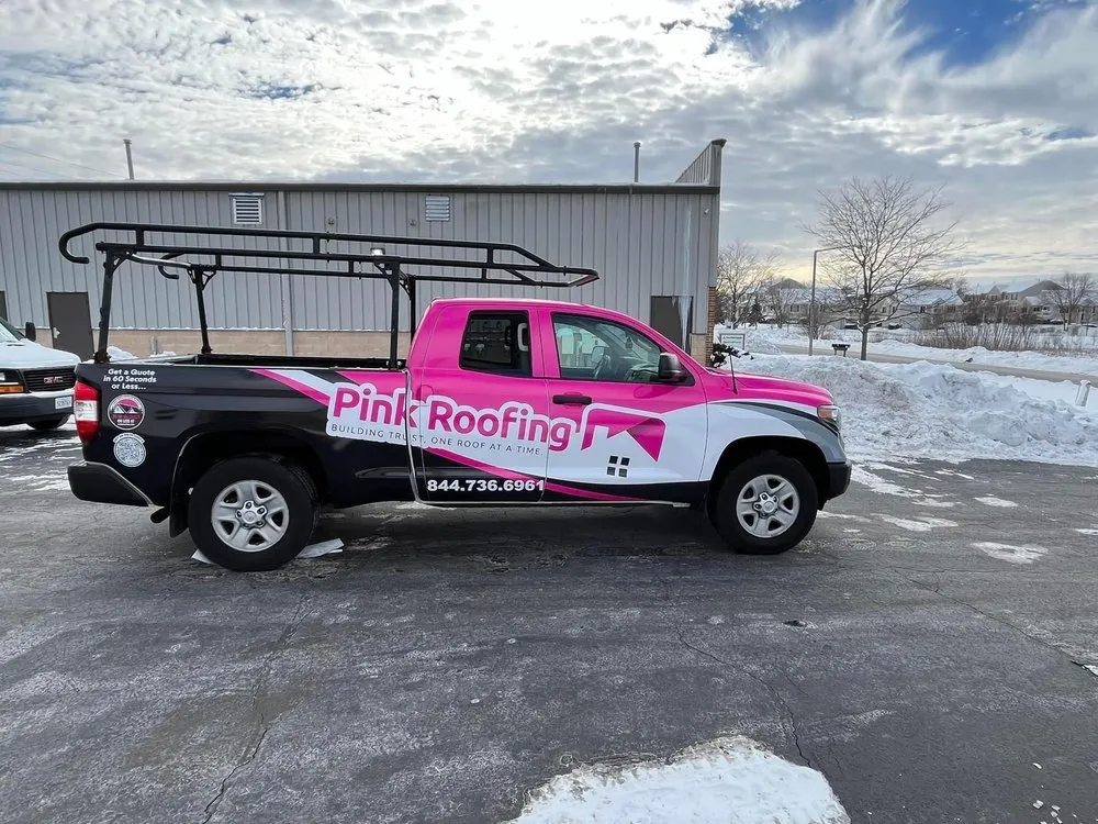 Slide of Pink Roofing