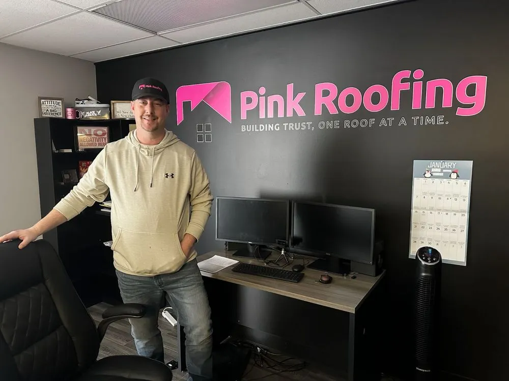 Slide of Pink Roofing