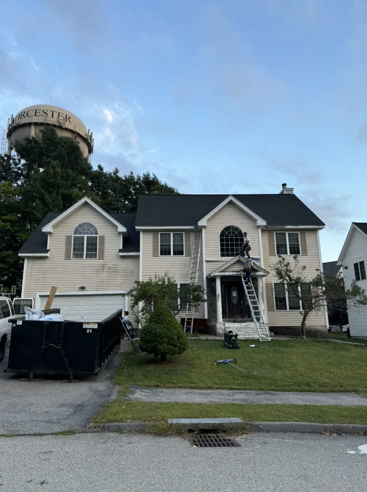 Slide of Pinkman Roofing