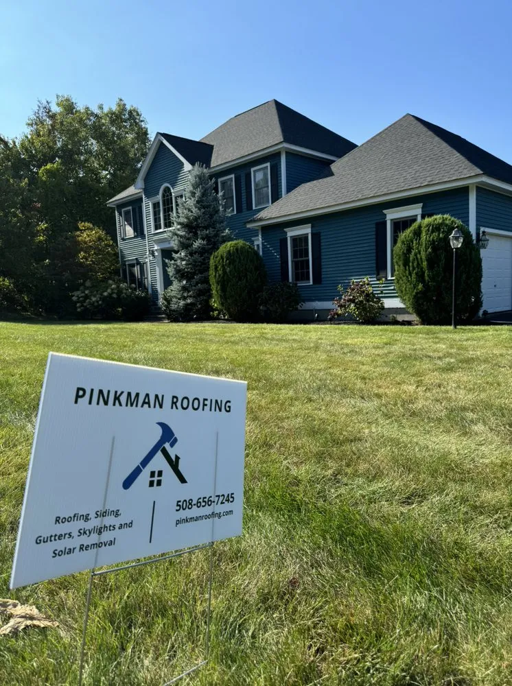 Slide of Pinkman Roofing