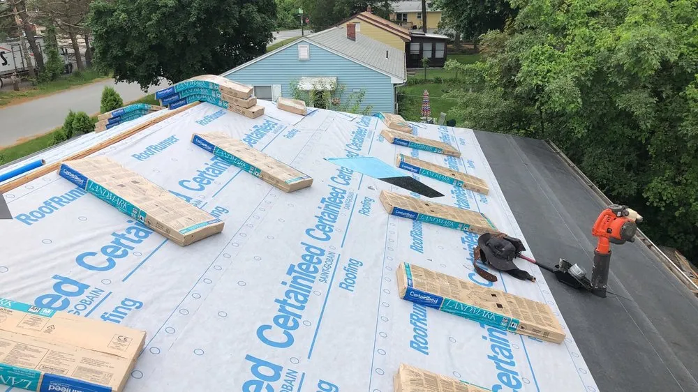 Slide of Pinnacle Roofing