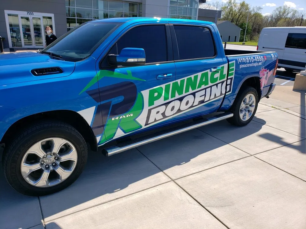 Slide of Pinnacle Roofing