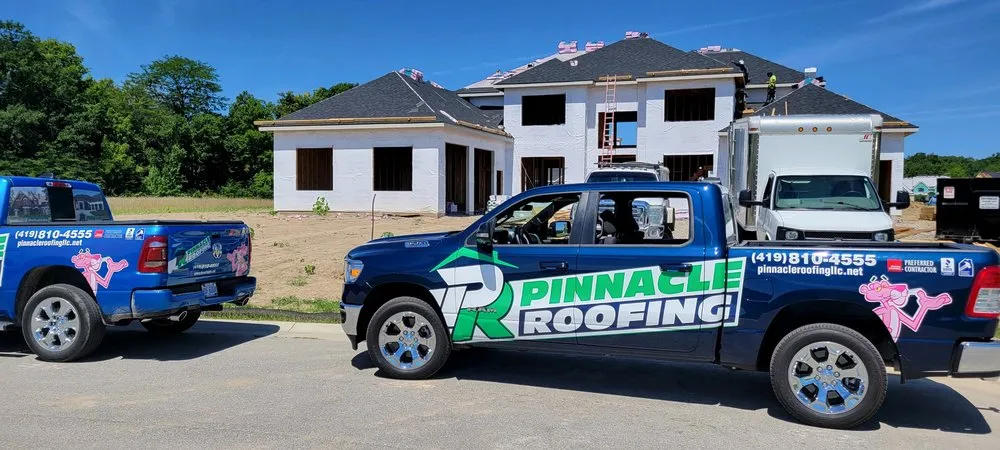 Slide of Pinnacle Roofing