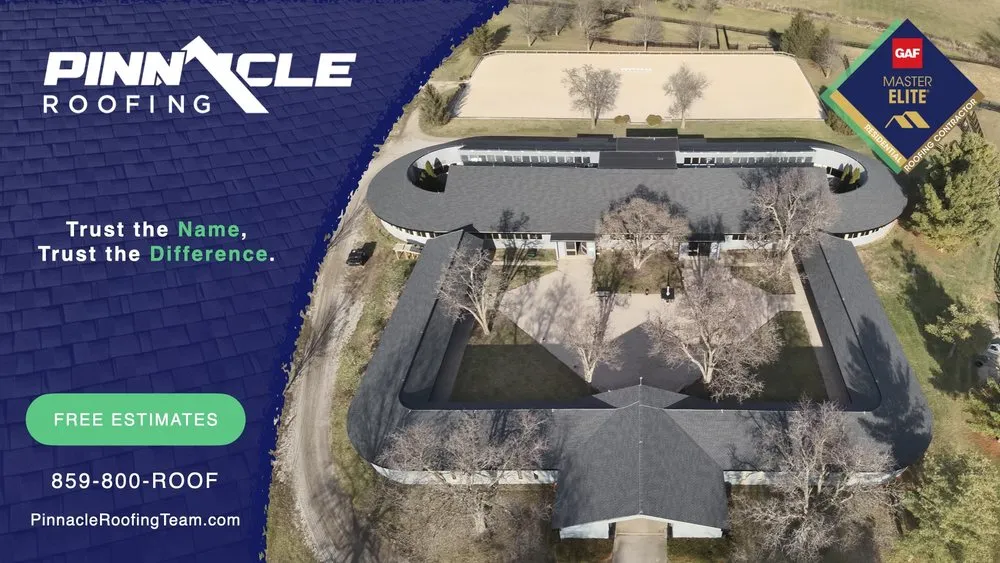 Slide of Pinnacle Roofing