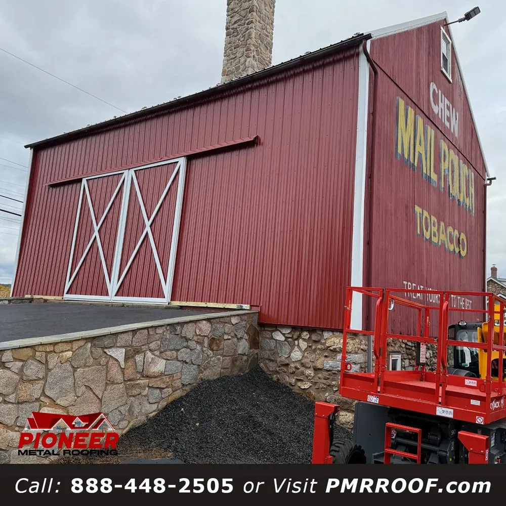 Slide of Pioneer Metal Roofing