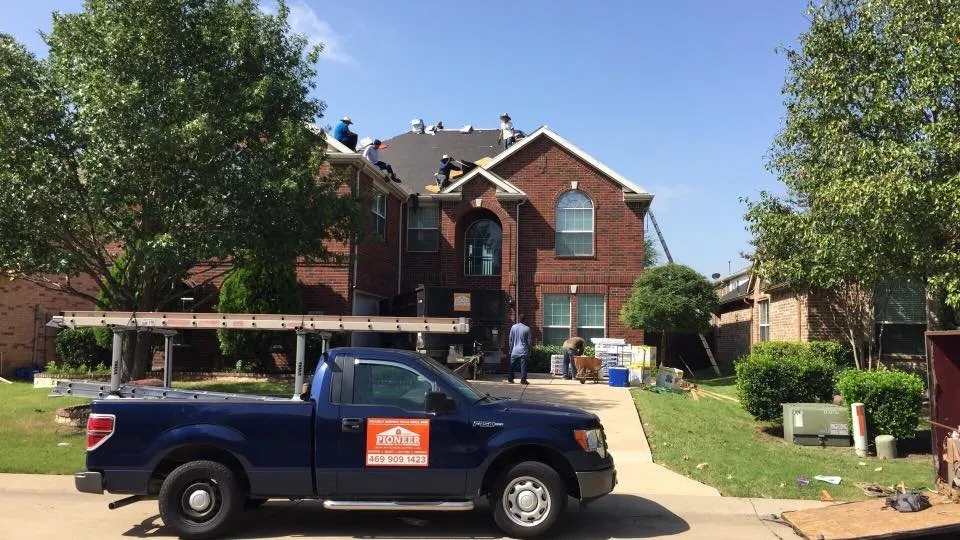 Slide of Pioneer Roofing