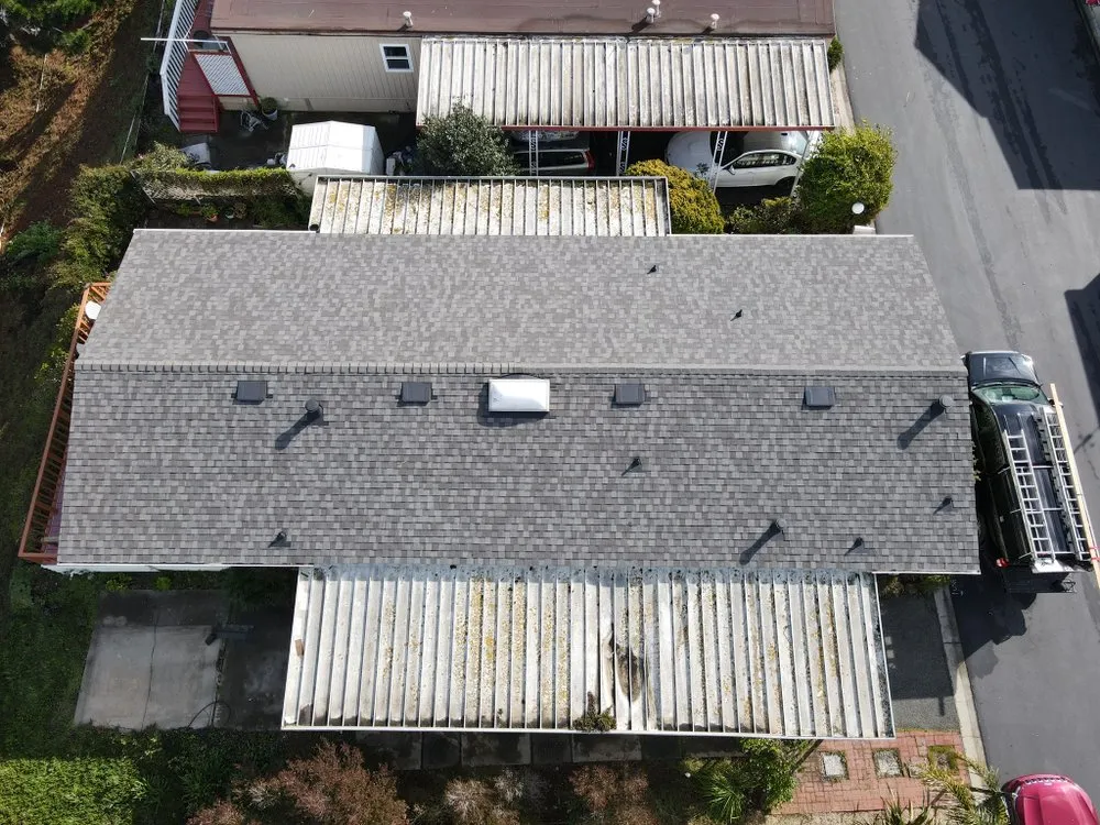 Slide of Pio’s  Roofing                