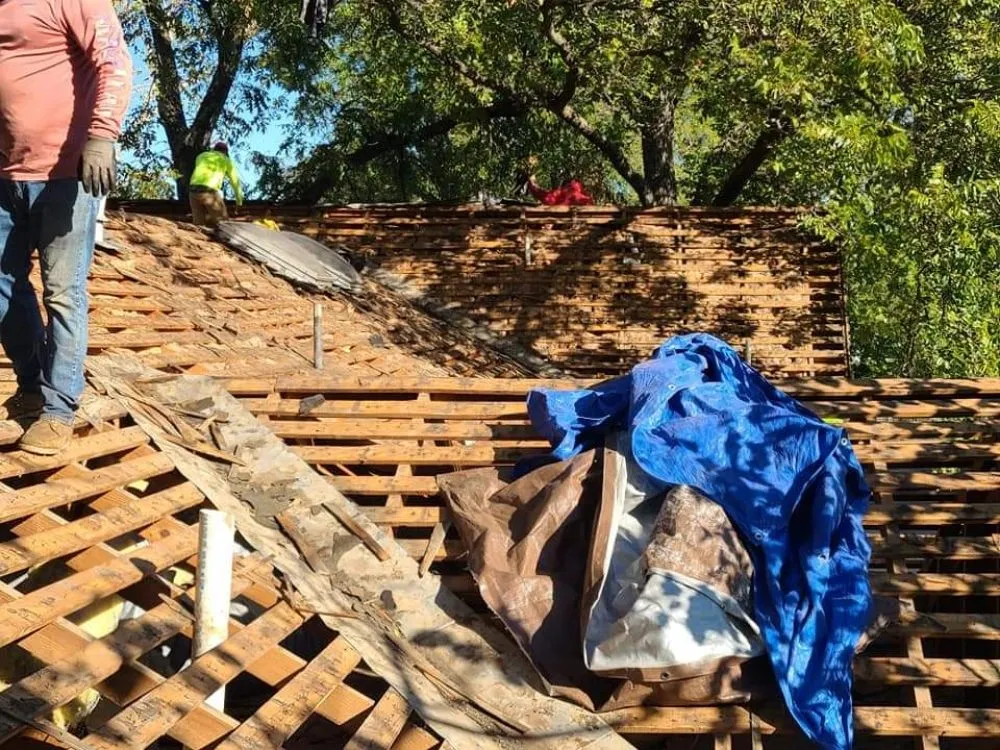 Slide of Pirate Roofing