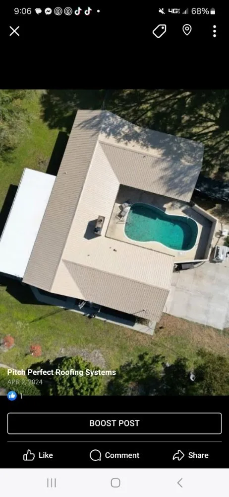 Slide of Pitch Perfect Roofing Systems