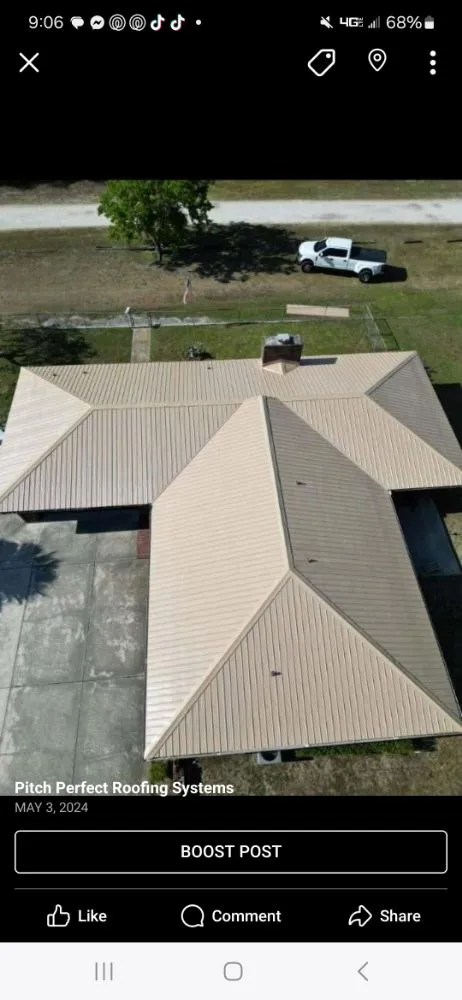 Slide of Pitch Perfect Roofing Systems