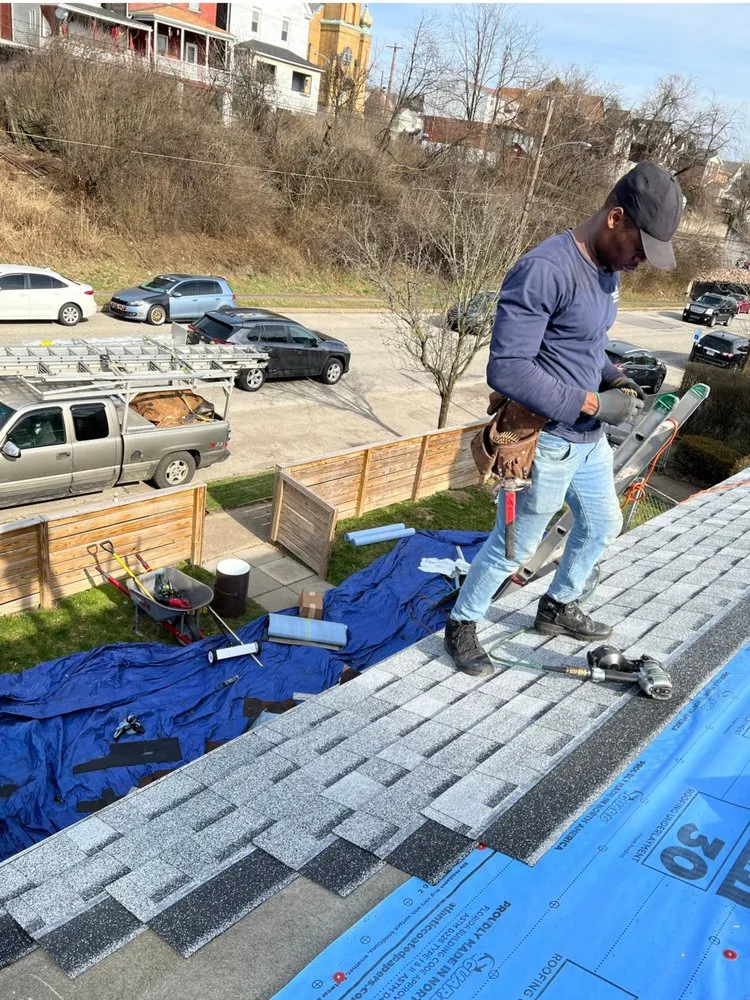 Slide of Pittsburgh #1 Roofer