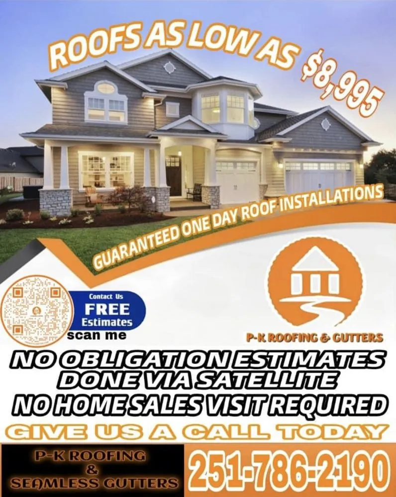 Slide of P&K Roofing And Seamless Gutters