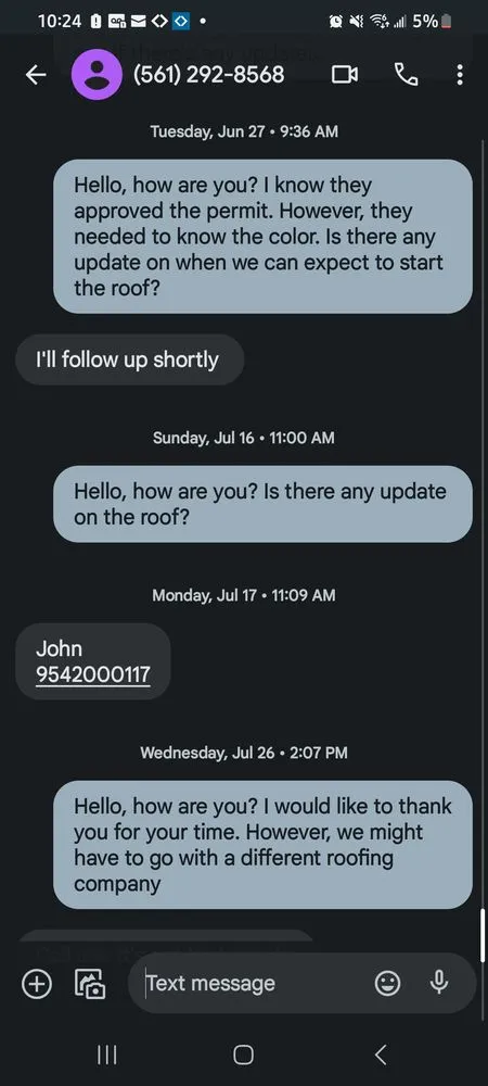 Slide of Planet Roofing