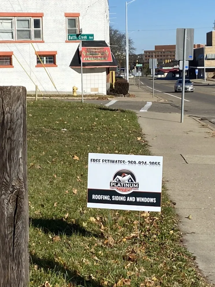 Slide of Platinum Exteriors Roofing