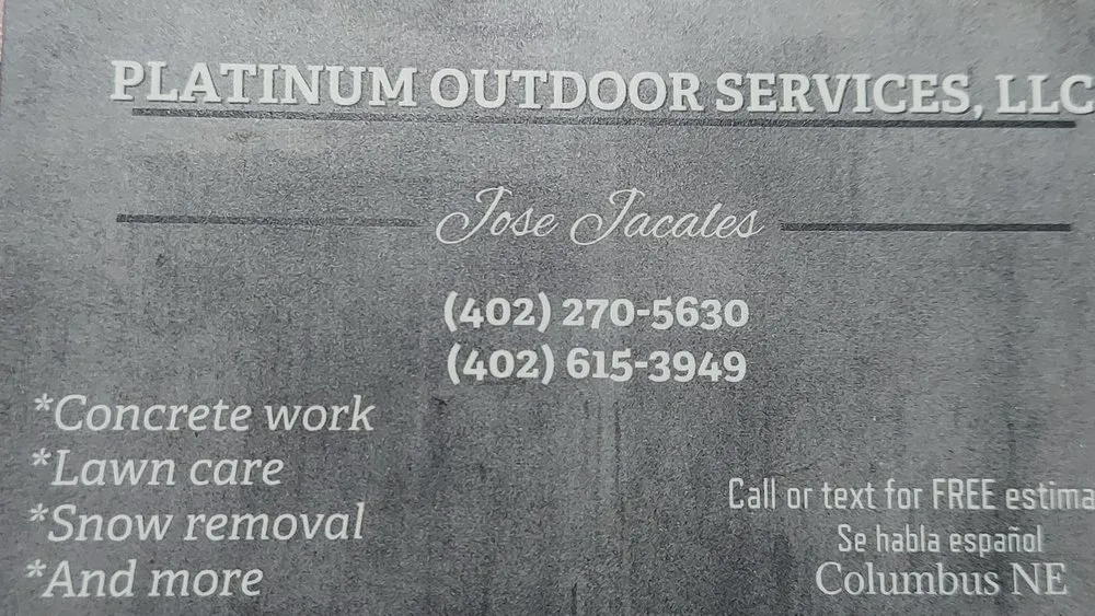 Slide of Platinum Outdoor Services