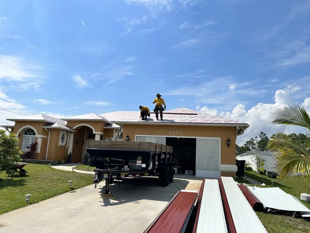 Expert metal roofing installation in Port St. Lucie, FL by Platinum Roofing & Exterior