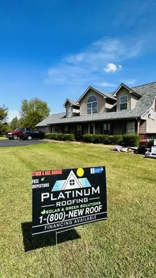 Platinum Roofing & Renovation Logo