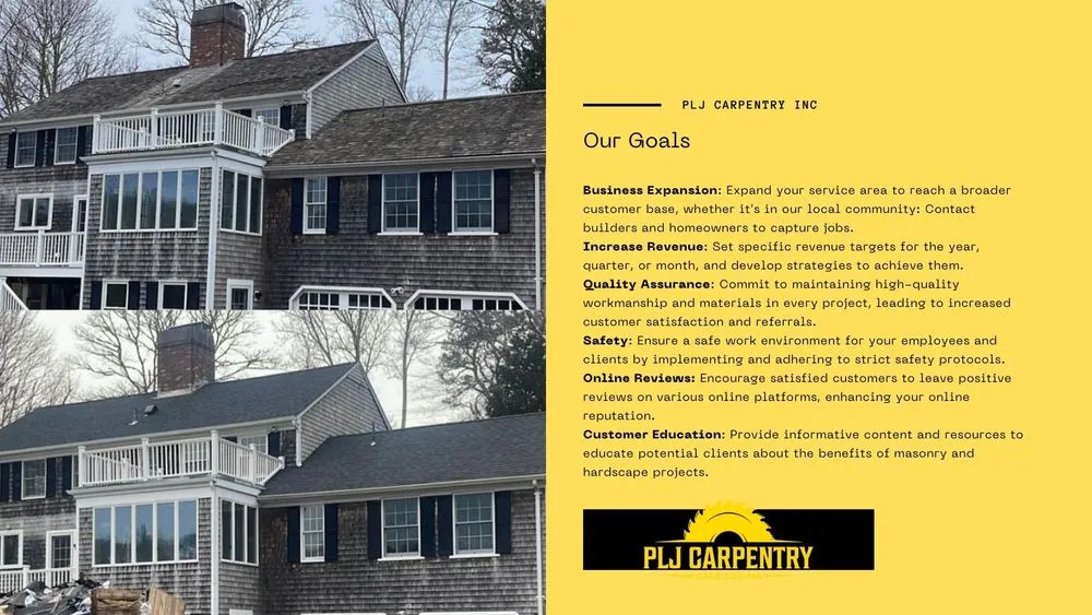 Slide of PLJ Carpentry