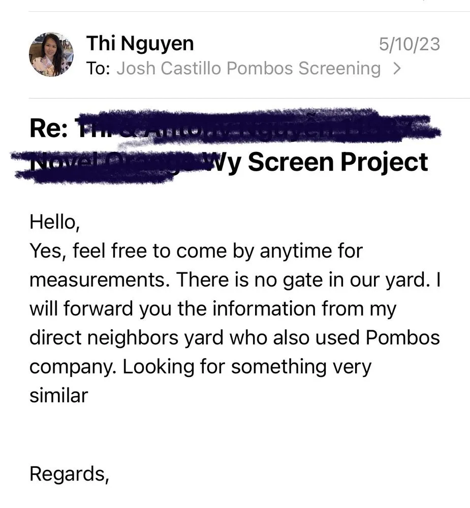 Slide of Pombo's Contracting Services