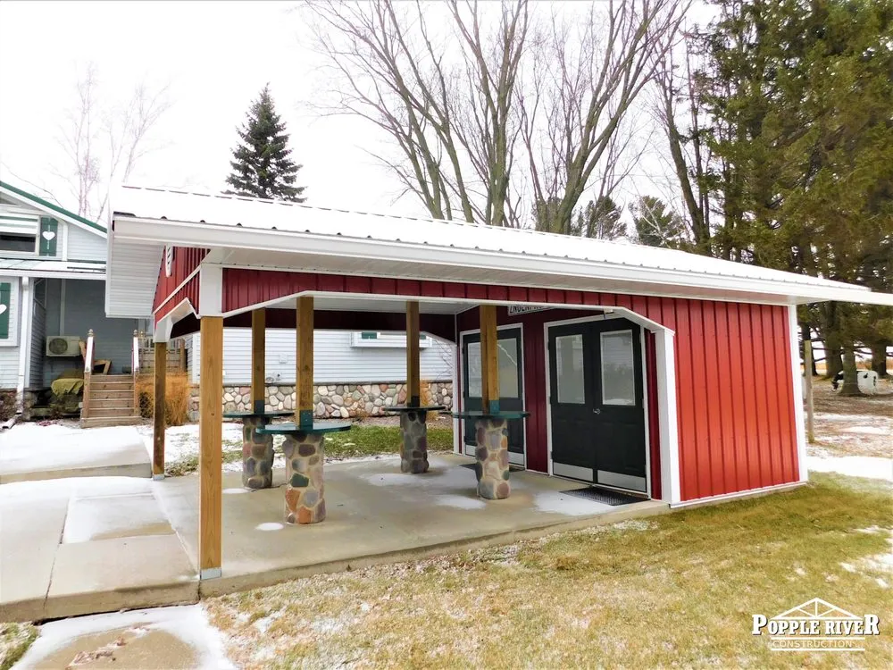 Slide of Popple River Buildings