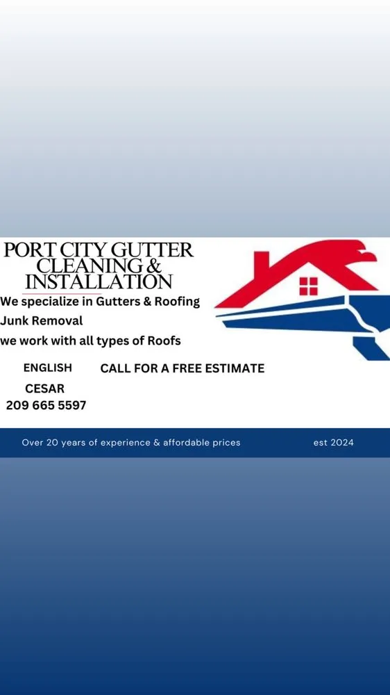 Slide of Port City Gutter Cleaning & Installation