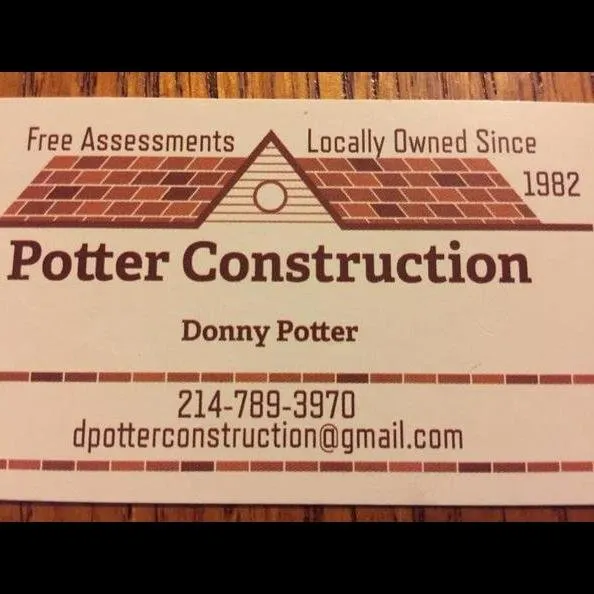 Slide of Potters Construction