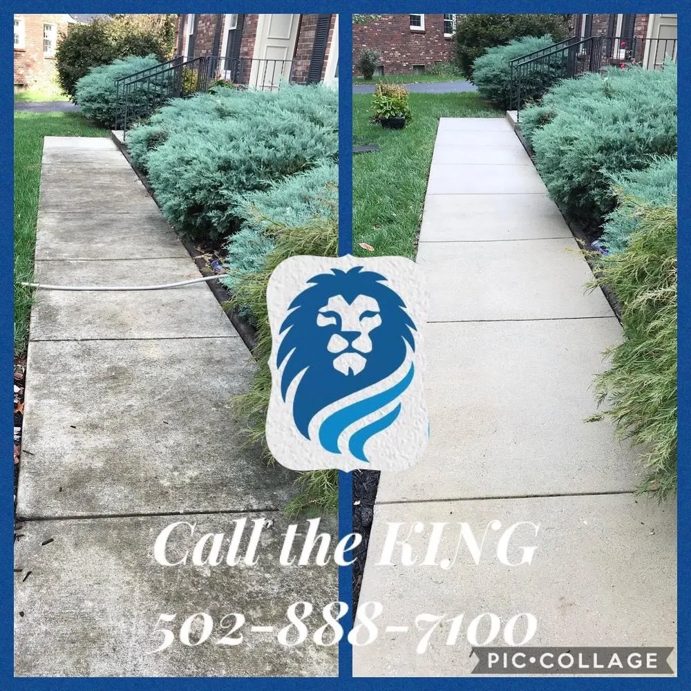 Slide of Powell's Pressure Washing