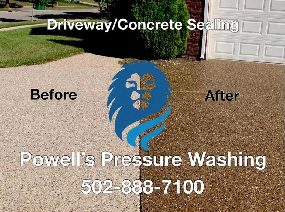 Slide of Powell's Pressure Washing