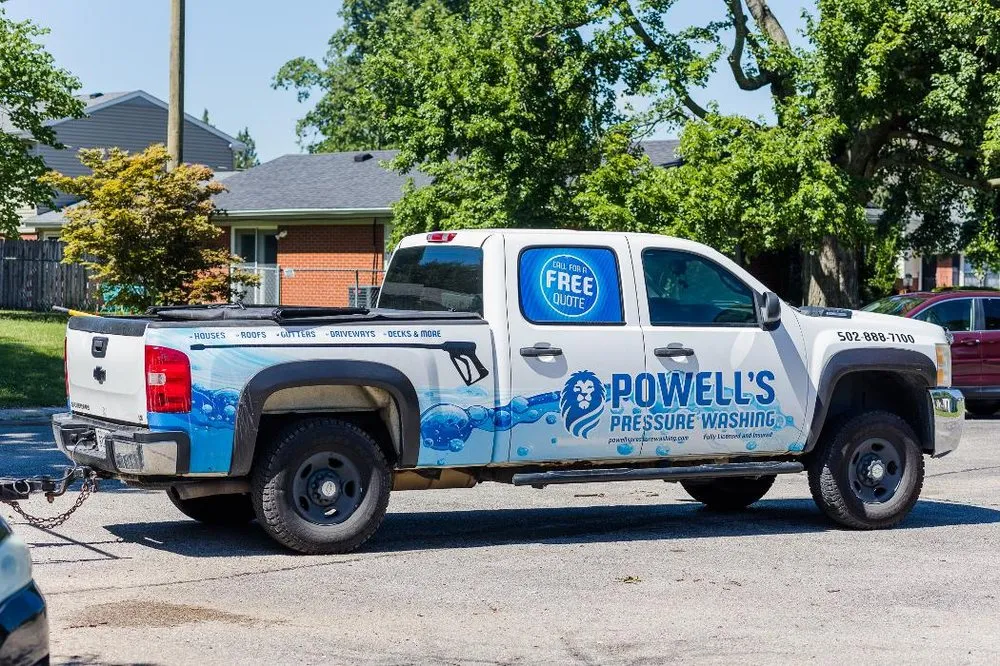 Slide of Powell's Pressure Washing