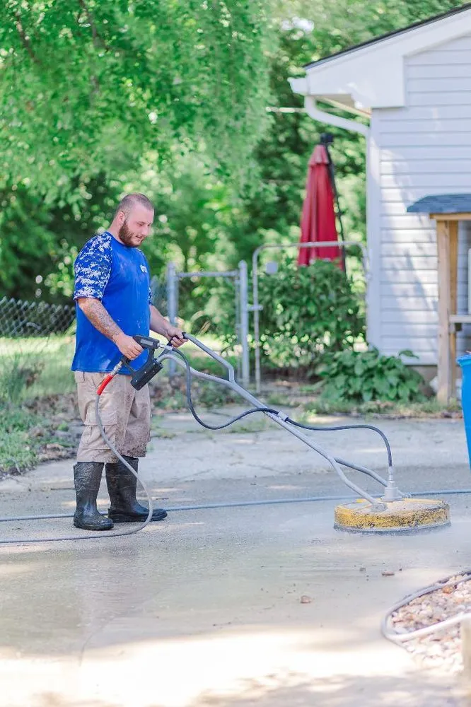 Slide of Powell's Pressure Washing